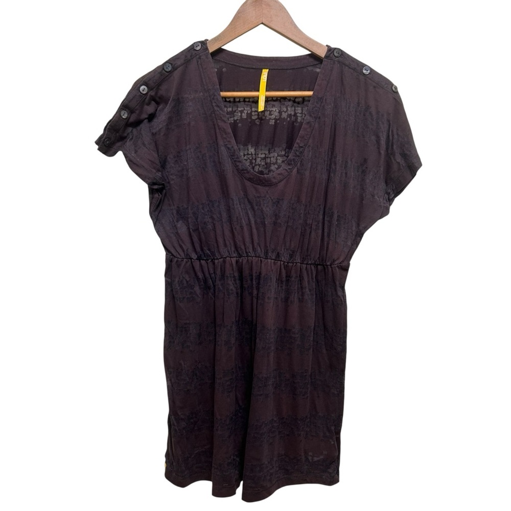 Lole Brown Burnout V-Neck Swim Coverup Dress - Size S